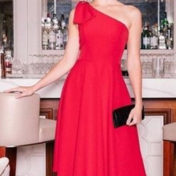 Gal Meets Glam Red Yvonne Dress - Picture 4 of 6